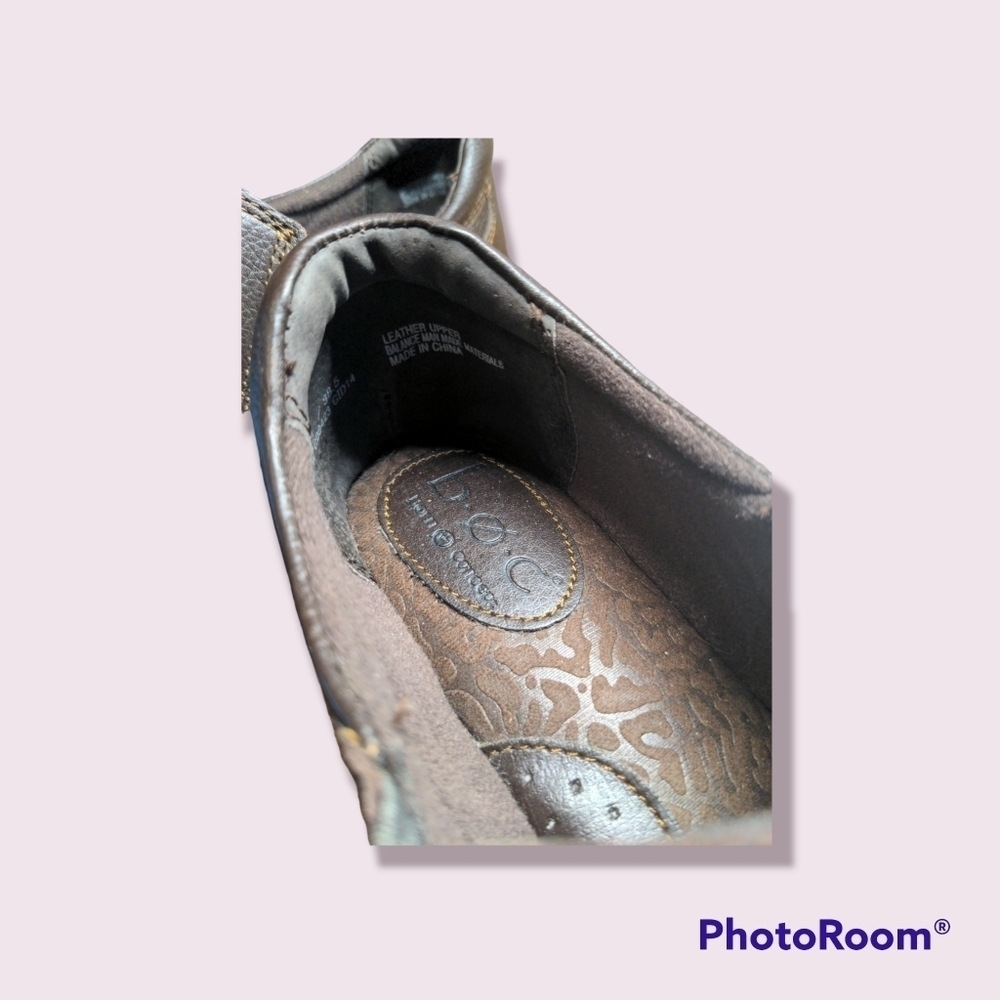 b.o.c. Brown Genuine Leather Clog BORN Concepts Shoe - Picture 4 of 9